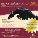 Haupt- und Landgestüt verlost Freisprung auf der Hengstpräsentation in Neustadt